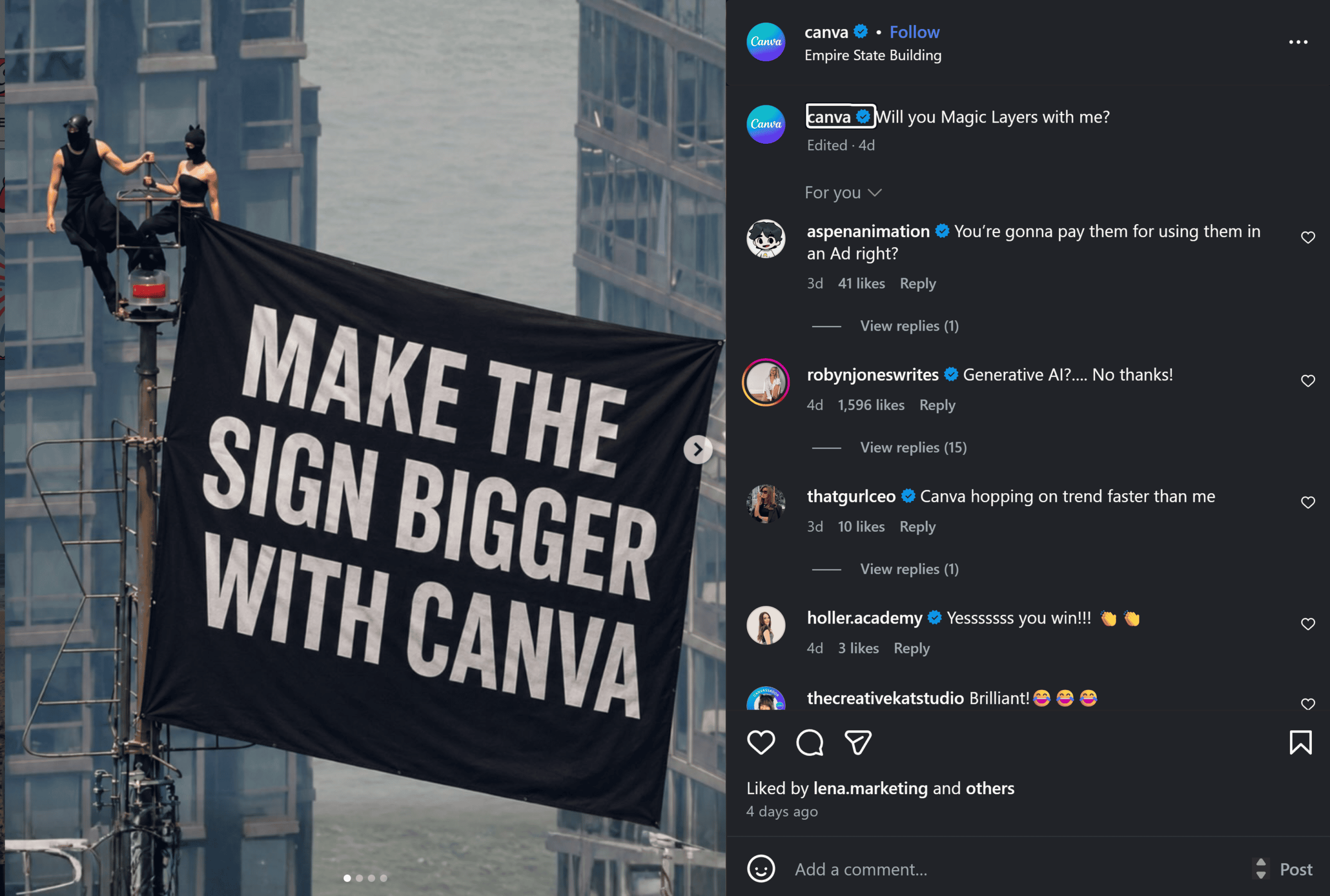 Canva trendjacking